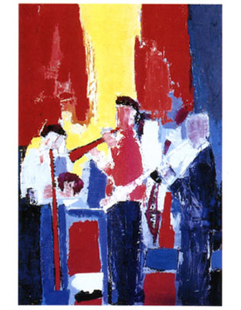 Hommage A Sydney Bechet by Nicolas De Stael Pricing Limited Edition Print image