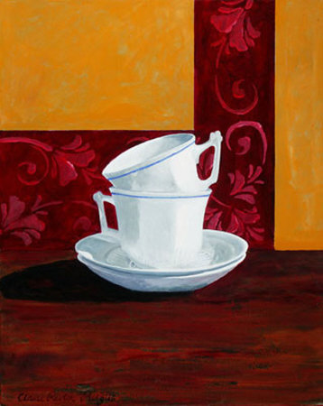 Tea Cups I by Claire Pavlik Purgus Pricing Limited Edition Print image