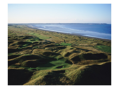 Royal St. George's Golf Club, Aerial by Stephen Szurlej Pricing Limited Edition Print image