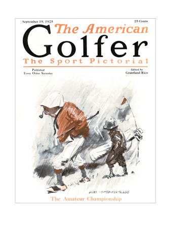 The American Golfer September 19, 1925 by James Montgomery Flagg Pricing Limited Edition Print image