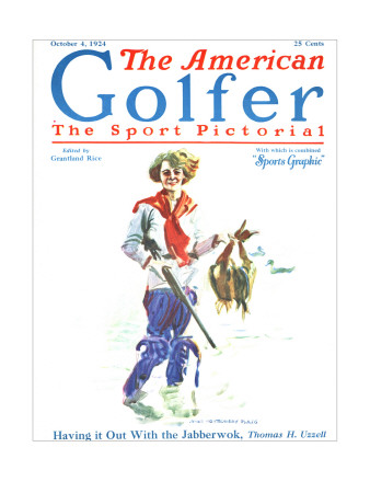The American Golfer October 4, 1924 by James Montgomery Flagg Pricing Limited Edition Print image