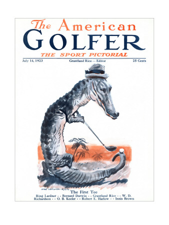 The American Golfer July 14, 1923 by James Montgomery Flagg Pricing Limited Edition Print image