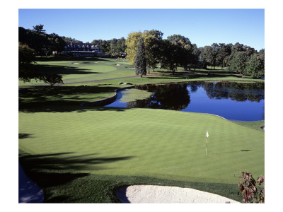 The Fourth Hole At Baltusrol Golf Club In New Jersey by Stephen Szurlej Pricing Limited Edition Print image