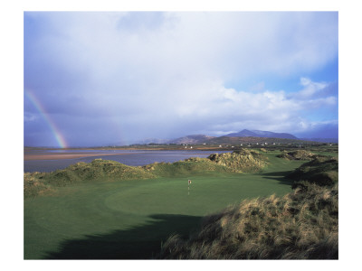 Waterville Golf Club Rainbow by Stephen Szurlej Pricing Limited Edition Print image