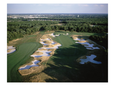 Bethpage State Park Black Course, Holes 10 And 11 by Stephen Szurlej Pricing Limited Edition Print image