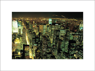 New York City At Night by Chris Close Pricing Limited Edition Print image