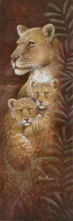 Serengeti Twins by Ruane Manning Pricing Limited Edition Print image