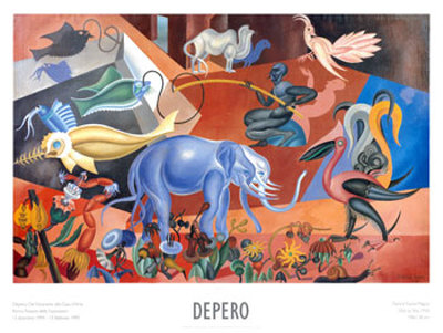 Magical Fauna And Flora, 1920 by Fortunato Depero Pricing Limited Edition Print image