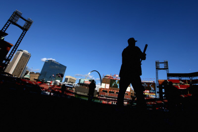 Milwaukee Brewers V St. Louis Cardinals - Playoffs Game Four, St Louis, Mo - October 13 by Jamie Squire Pricing Limited Edition Print image