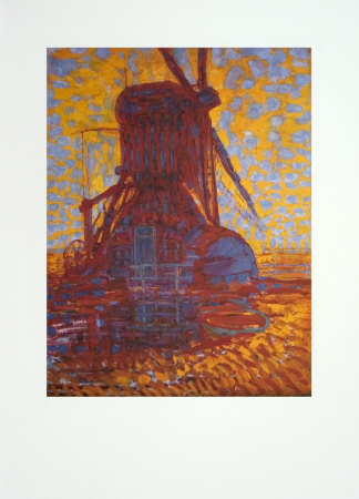 Moulin Au Soleil Rouge by Piet Mondrian Pricing Limited Edition Print image