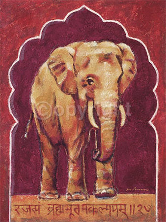 Charming Elephant I by Mike Brown Pricing Limited Edition Print image