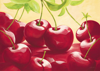 Wild Cherries by Susanne Bach Pricing Limited Edition Print image