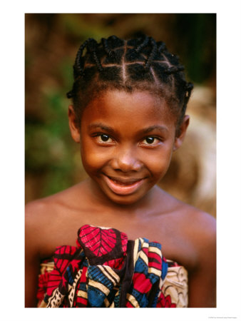 Village Girl, Madagascar by Tom Cockrem Pricing Limited Edition Print image