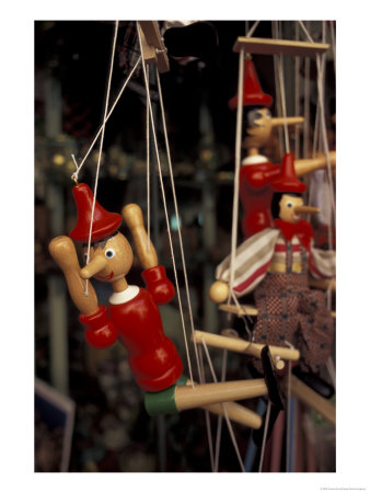 Marionette, Pinocchio Puppet, Taormina, Sicily, Italy by Connie Ricca Pricing Limited Edition Print image