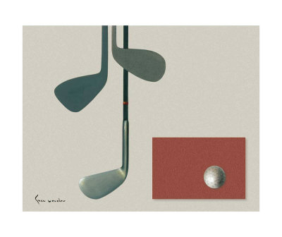 Golf Clubs I by Grau Vercher Pricing Limited Edition Print image