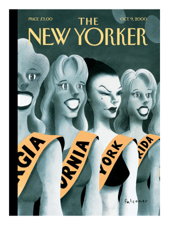The New Yorker Cover - October 9, 2000 by Ian Falconer Pricing Limited Edition Print image
