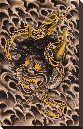 Hanya & Snake by Clark North Pricing Limited Edition Print image