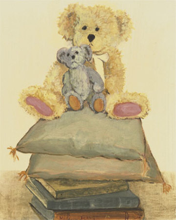 Two Bears On Pillows by Catherine Becquer Pricing Limited Edition Print image