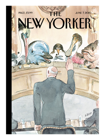 The New Yorker Cover - June 7, 2010 by Barry Blitt Pricing Limited Edition Print image