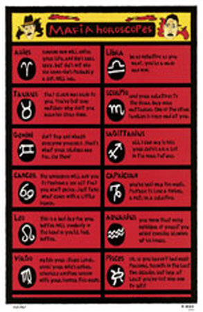 Mafia Horoscopes by Dug Nap Pricing Limited Edition Print image