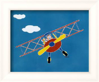 Cat In A Plane Ii by Shelly Rasche Pricing Limited Edition Print image