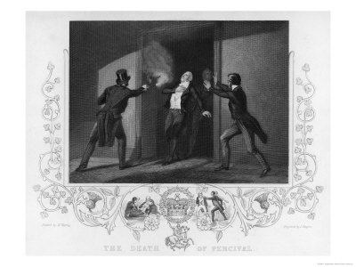 Spencer Perceval Prime Minster Is Shot And Murdered By John Bellingham by J. Rogers Pricing Limited Edition Print image
