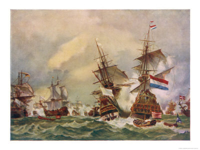 Naval Battle Texel 1694 by E. Isabey Pricing Limited Edition Print image