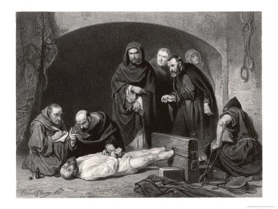 Inquisitors Question A Suspected Heretic by Mouilleron Pricing Limited Edition Print image