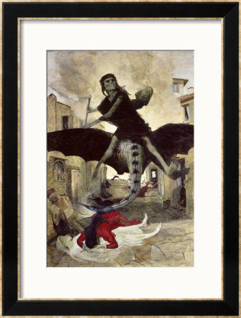 The Plague by Arnold Bocklin Pricing Limited Edition Print image