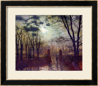 At The Park Gate by John Atkinson Grimshaw Pricing Limited Edition Print image
