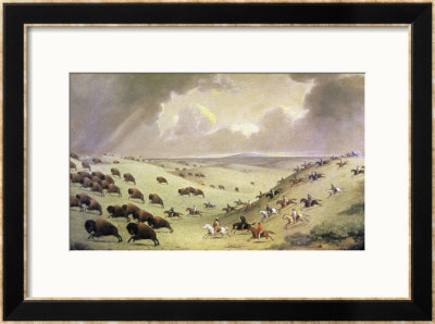 The Buffalo Hunt by Paul Kane Pricing Limited Edition Print image