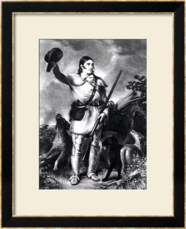 Colonel Davy Crockett (1786-1836) Engraved By Charles Gilbert Stuart (Circa 1787-1813) Circa 1839 by John Gadsby Chapman Pricing Limited Edition Print image