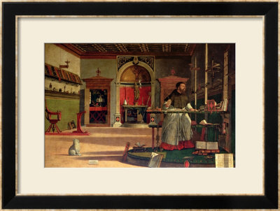 Vision Of St. Augustine, 1502-08 by Vittore Carpaccio Pricing Limited Edition Print image