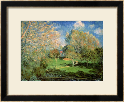 The Garden Of Hoschede Family, 1881 by Alfred Sisley Pricing Limited Edition Print image