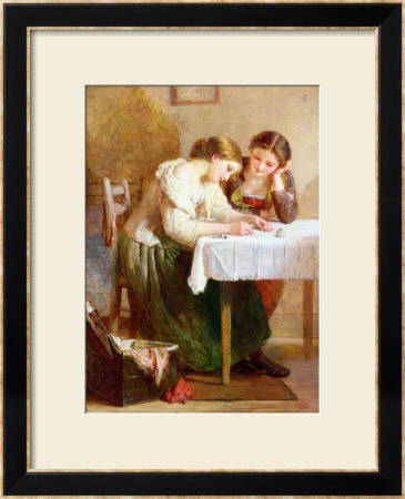 The Love Letter, 1871 by Henry Le Jeune Pricing Limited Edition Print image