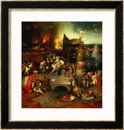 Temptation Of St. Anthony (Centre Panel) by Hieronymus Bosch Pricing Limited Edition Print image