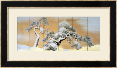 The Pines Under Snow by Maruyama Okyo Pricing Limited Edition Print image