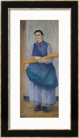 Lady Carrying Bread, 1889 by Albert Dubois-Pillet Pricing Limited Edition Print image