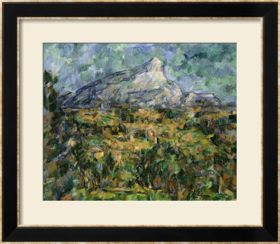 Mont Saint-Victoire, 1904-05 by Paul Cezanne Pricing Limited Edition Print image