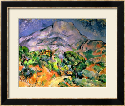 Mont Saint Victoire, 1900 by Paul Cézanne Pricing Limited Edition Print image