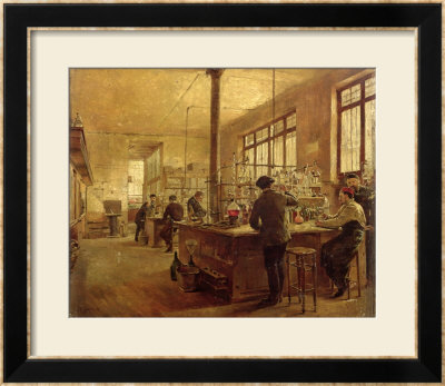 The Laboratory, 1887 by Ferdinand Joseph Gueldry Pricing Limited Edition Print image