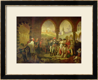 Napoleon Bonaparte Visiting The Plague Stricken Of Jaffa, 11Th March 1799, 1804 by Baron Antoine Jean Gros Pricing Limited Edition Print image