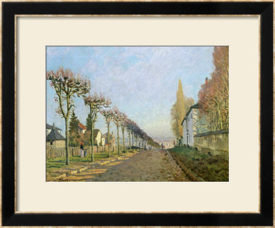 Rue De La Machine, Louveciennes, 1873 by Alfred Sisley Pricing Limited Edition Print image