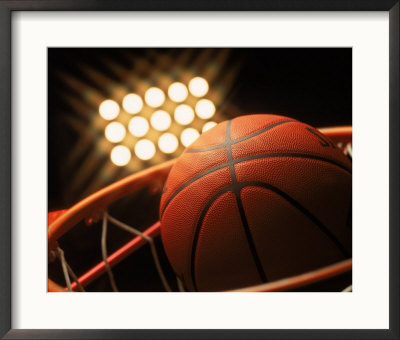 Basketball Going Into Hoop by Rick Souders Pricing Limited Edition Print image