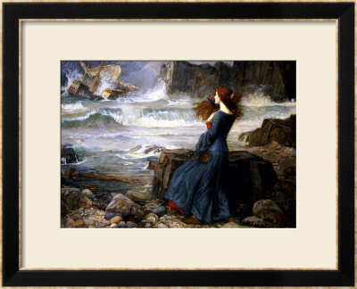 Miranda, The Tempest, 1916 by John William Waterhouse Pricing Limited Edition Print image