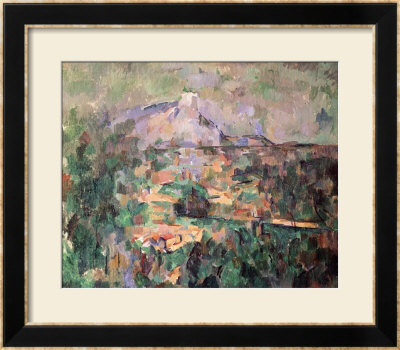 Montagne Sainte-Victoire From Lauves, 1904-06 by Paul Cezanne Pricing Limited Edition Print image
