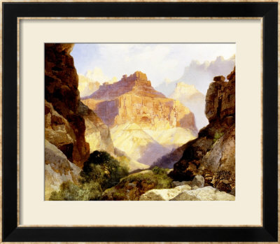 Under The Red Wall, Grand Canyon Of Arizona, 1917 by Thomas Moran Pricing Limited Edition Print image