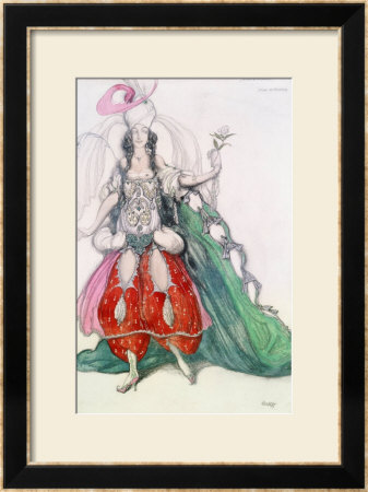 Costume Design For Scheherazade: Zobeide (Jane Marnac) by Leon Bakst Pricing Limited Edition Print image