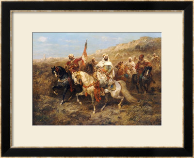 A Regal Procession by Adolph Schreyer Pricing Limited Edition Print image