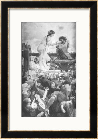 Esmeralda And Quasimodo, 1905 by Luc-Oliver Merson Pricing Limited Edition Print image